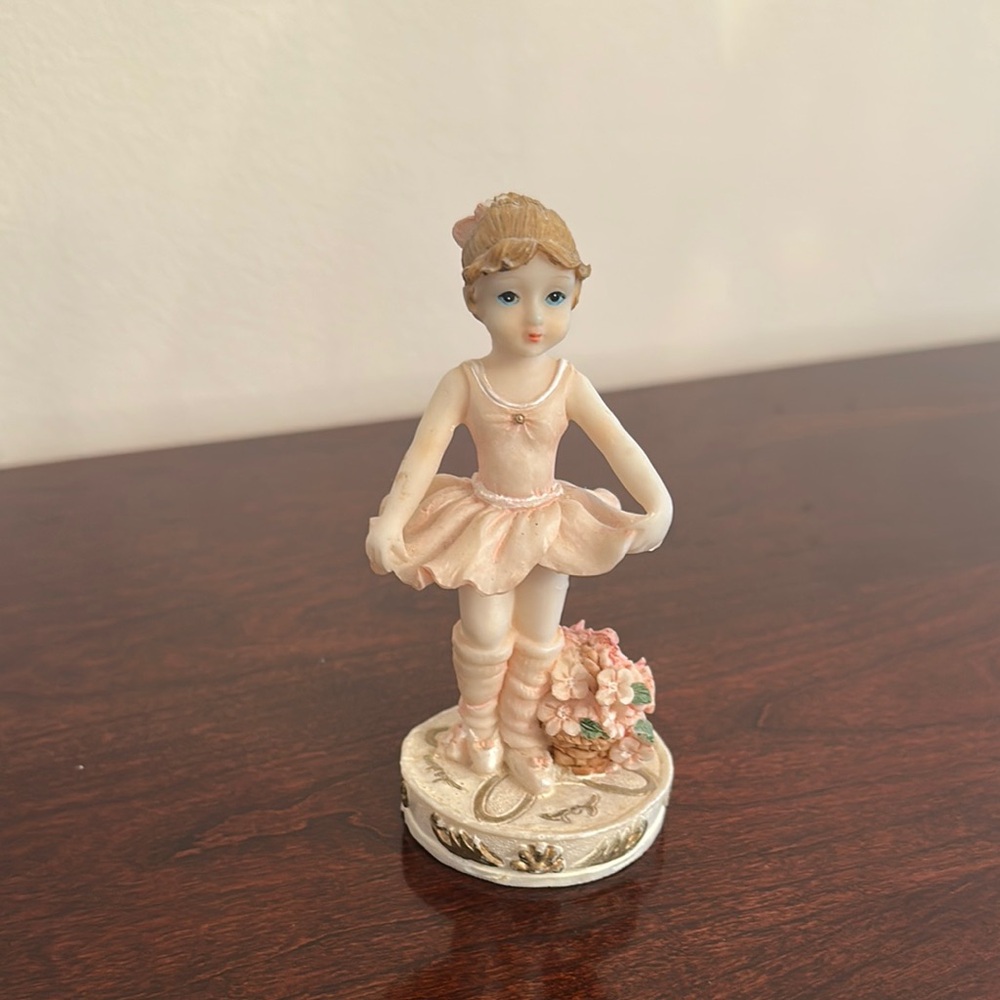 Pink Ballerina Figurine